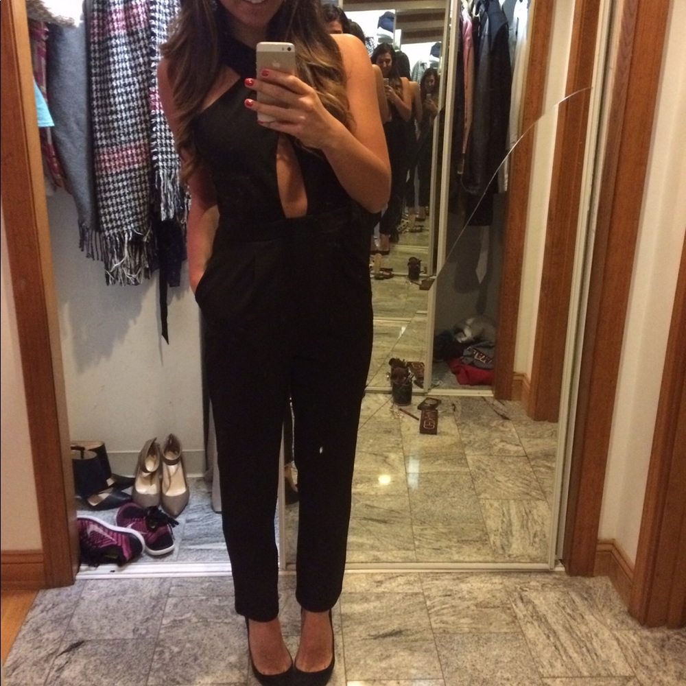 Express cross front jumpsuit